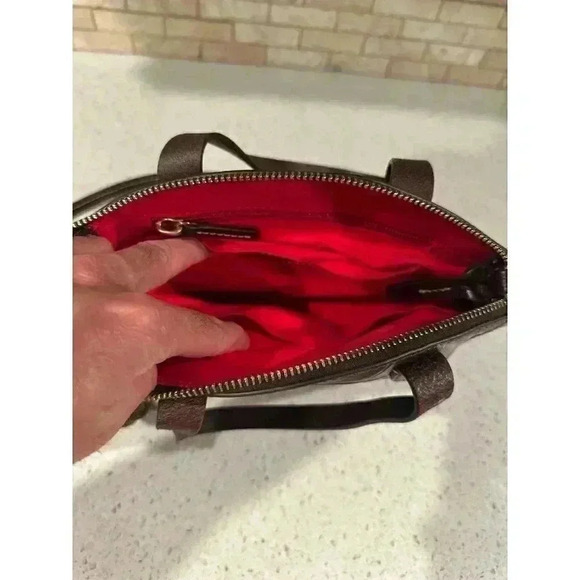 Dooney & Bourke Denison‎ Ruby Cognac Brown T'moro b25 - Picture 4 of 5